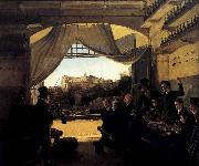 Franz Ludwig Catel Crown Prince Ludwig in the Spanish Wine Tavern in Rome Germany oil painting artist